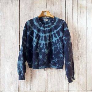 AGOLDE Balloon Sleeve Tie Dye Sweatshirt